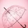 60s Bonjour Paris Transparent Dome Umbrella In Black -King Louie Shop 100704 So Rainy Bonjour Paris Umbrella 270 98 20568 11222016 003W category