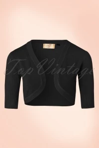50s Hudson Bolero In Black