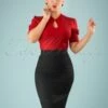 50s Fiona Pencil Skirt In Black -King Louie Shop 119053 Collectif Clothing Fiona Skirt Plain in Black 10264 20160602 1w category