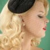 50s Candice Hat In Black -King Louie Shop 119348 Banned Candice Hat in Black 201 10 22222 01W category