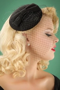 50s Candice Hat In Black