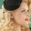 50s Judy Hat In Black -King Louie Shop 119371 Banned Judy Hat in black 201 10 22217 01W category