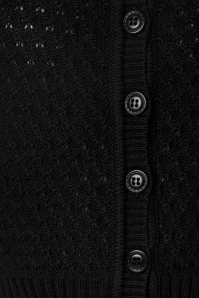 50s Jennie Cardigan In Black 6 50s Jennie Cardigan In Black - Image 4