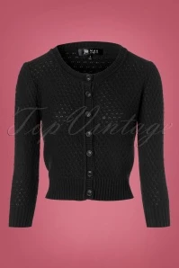 50s Jennie Cardigan In Black