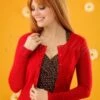 Bunny 50s Paloma Cardigan In Red -King Louie Shop 128882 Bunny Red Basic Cardigan 140 20 11551 20151203 0005W 2 category