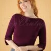 50s Addicted Sweater In Aubergine -King Louie Shop 138693 Banned Addicted Sweater in Aubergine 26247 20180717 1W category
