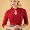 50s Emily Peek A Boo Top In Red -King Louie Shop 138714 Banned Emily Peek a Boo Red 26256 20180709 01W category