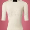 50s Chrissie Knitted Top In Ivory -King Louie Shop 139449 Collectif Clothing 50s Chrissie Top in Ivory 113 50 24785 20180629 0005W category
