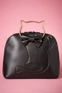 50s Dixie Cat Bag In Black