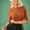 50s Addicted Sweater In Brown 1 50s Addicted Sweater In Brown -King Louie Shop 141508 Banned Oonagh Basic Top in Brown 26253 20180718 1W category