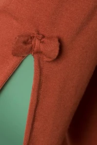 50s Oonagh Top In Brown 5 50s Oonagh Top In Brown - Image 3