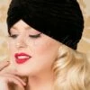 20s Warlock Velvet Turban Hat In Black 1 20s Warlock Velvet Turban Hat In Black -King Louie Shop 144485 Banned Warlock Turban Black velvet 202 10 26152 07122018 002W category