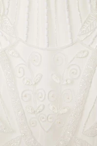 20s Kate Flapper Dress In Ivory 7 20s Kate Flapper Dress In Ivory - Image 5