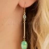 70s Christine Opal Drop Earrings In Seafoam Green -King Louie Shop 153923 Lovely 28937 Earrings Grey Blue Gold Green 20190228 004 category