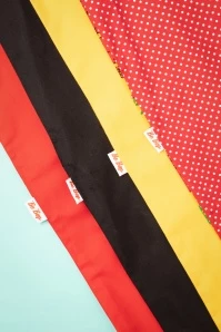 50s Hair Scarf In Red 5 50s Hair Scarf In Red - Image 3