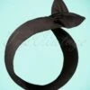 50s Hair Scarf In Black -King Louie Shop 158039 Be Bop 30096Plain Black 20190501 008 W category