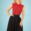 50s Sheila Swing Skirt In Black -King Louie Shop 158521 Vintage Chic Scuba Black Flared Skirt 122 10 22507 20170816 040MW category