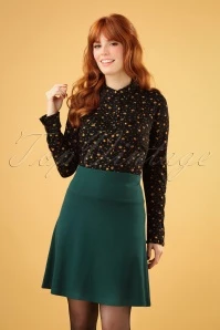 King Louie Milano Borderskirt In Pine Green