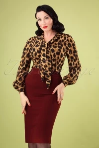 50s Classic Pencil Skirt In Wine 3 50s Classic Pencil Skirt In Wine