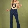 70s Legs Eleven Flared Trousers In Denim -King Louie Shop 163063 Dancing Days by Banned 70s Legs Eleven Jeans 131 30 19718 20161118 040MW category