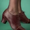 40s Felice Shoe Booties In Wine -King Louie Shop 170768 Miz Mooz 30047 Felice Bootie Wine Heels 20190618 022 Kleurcorrect W category