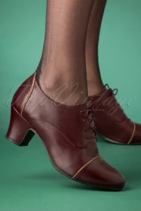 40s Felice Shoe Booties In Wine