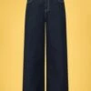 50s Rebel Kate Wide Leg Trousers In Navy -King Louie Shop 175844 Collectif 32143 Rebel Kate Wide Leg Trousers Navy200302 020L kopiren category
