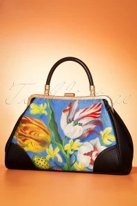 50s Ladybug Handbag In Blue 6 50s Ladybug Handbag In Blue - Image 4
