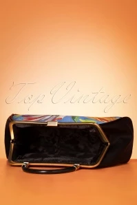 50s Ladybug Handbag In Blue 5 50s Ladybug Handbag In Blue - Image 3