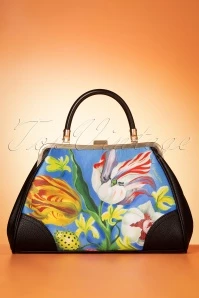 50s Ladybug Handbag In Blue