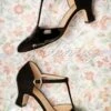 40s New York Luxe Pumps In Black -King Louie Shop 180395 Charlie Stone 33929 Luxe New York TStrap Black 05182020 0029 W category