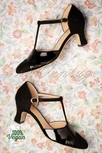 40s New York Luxe Pumps In Black