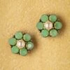 20s Mini Crystal Flower Earstuds In Seafoam Green 1 20s Mini Crystal Flower Earstuds In Seafoam Green -King Louie Shop 182006 Lovely 33515 Vintage Flowers Green Pearl Earrings 07212020 0005 W category
