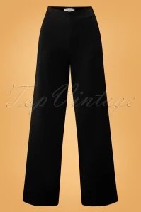 40s Marlene Pants In Black