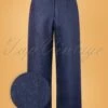 50s Sassy Trousers In Blue -King Louie Shop 185191 Banned 34598 Trousers Grey 20200515 001 blauZ category