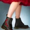Dr. Martens 1460 Vonda Softie Red Floral Boots In Black -King Louie Shop 198332 Dr Martens 35301 Boots Bootie Roses Leather Black 20210401 0009 W category
