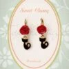 50s Fine Cat Earrings In Gold -King Louie Shop 201135 Sweet Cherry 31321 Fine Cat Gold Earrings Rose Black 021621 00002 W category
