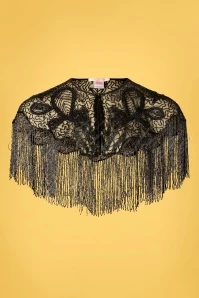 20s Suzi Cape In Black