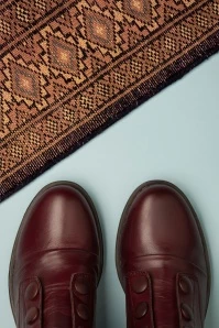 60s Lincoln Leather Boots In Burgundy 4 60s Lincoln Leather Boots In Burgundy - Image 2