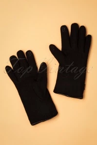 50s Mollie Gloves In Black 5 50s Mollie Gloves In Black - Image 3