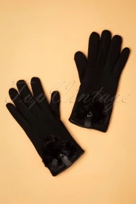 50s Mollie Gloves In Black