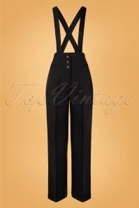 40s Her Favourite Trousers In Black