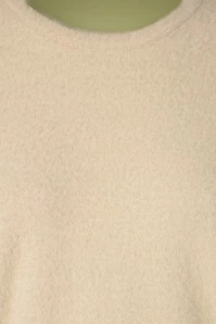 50s Luxury Soft Jumper In Cream 5 50s Luxury Soft Jumper In Cream - Image 3