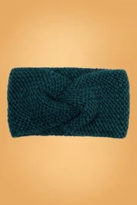 60s Camille Headband In Petrol