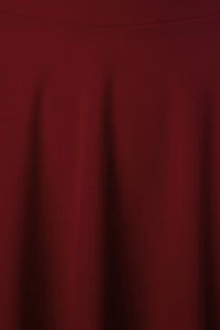 50s Sheila Swing Skirt In Wine 5 50s Sheila Swing Skirt In Wine - Image 3