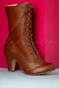 40s Claire Boots In Tan