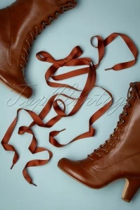 40s Claire Boots In Tan 5 40s Claire Boots In Tan - Image 3