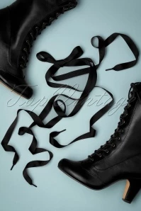 40s Claire Boots In Black 5 40s Claire Boots In Black - Image 3