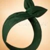50s Hair Scarf In Forest Green 2 50s Hair Scarf In Forest Green -King Louie Shop 211497 Be Bop 40608 Hairband 50s Hair Scarf Forrest Green 10292021 000013 W category