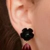 50s Rock And Rose Teardrop Earrings In Red And Black -King Louie Shop 211505 Lovely 39931 Rock And Rose Teardrops Red 20211108 020L kopiren category